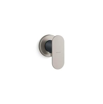 Kohler Statement Wall-mount wand handshower holder with supply elbow and check valve - Vibrant Brushed Nickel
