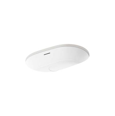 Brazn 24-1/4'' oval undermount bathroom sink