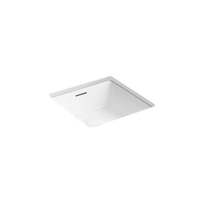 Brazn 16-1/4'' square undermount bathroom sink