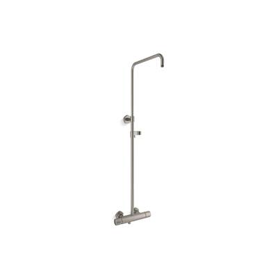 Kohler Occasion Two-way Exposed Thermostatic Valve and Shower Column Kt - Vibrant Brushed Nickel