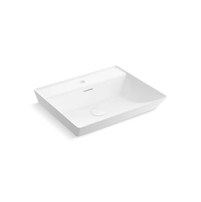 Brazn 23'' rectangular vessel bathroom sink