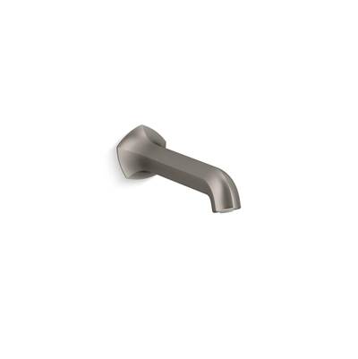 Kohler Occasion Wall-mount Bath Spout with Straight Design, 8'' - Vibrant Brushed Nickel