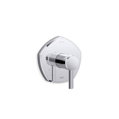 Kohler Occasion Rite-temp Valve Trim with Lever Handle - Polished Chrome