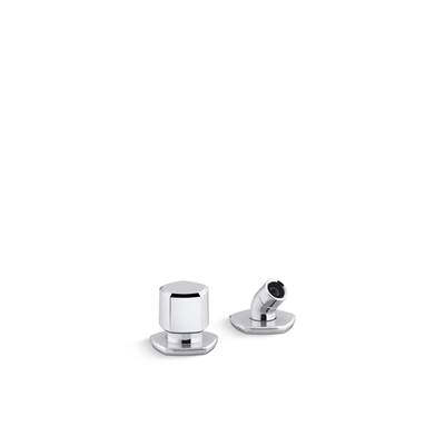 Kohler Occasion Deck-mount Handshower Holder and Two-way Diverter Valve - Polished Chrome