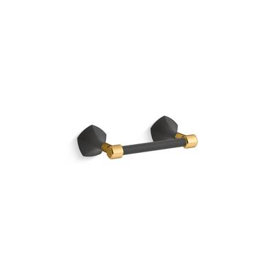 Kohler | Occasion | Toilet Paper Holder - Matte Black With Brushed Moderne Brass