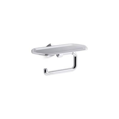 Kohler Occasion Toilet Paper Holder with Tray - Polished Chrome