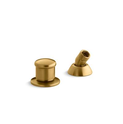Kohler Two-way diverter valve and handshower hose guide - Vibrant Brushed Moderne Brass