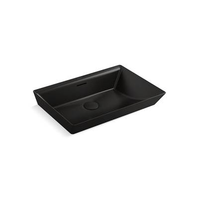Brazn 23'' rectangular vessel bathroom sink