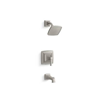 Kohler Riff Rite-Temp bath and shower trim kit, 2.5 gpm - Vibrant Brushed Nickel