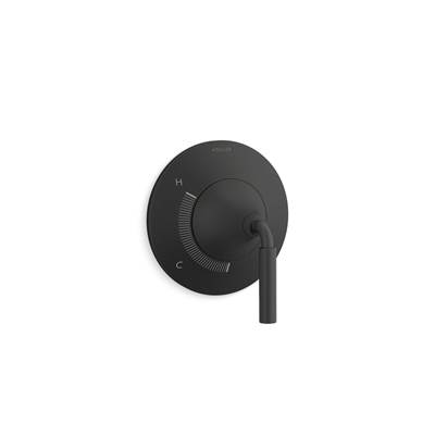 Kohler ToneE Rite-Temp valve trim - Matte Black