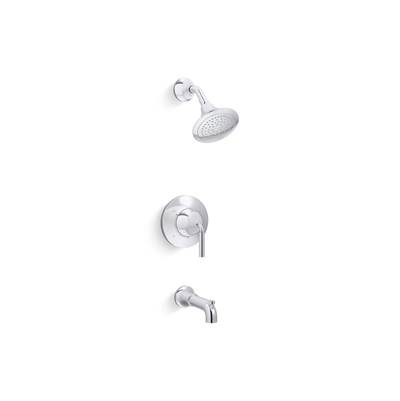 Kohler ToneE Rite-Temp bath and shower trim kit, 1.75 gpm - Polished Chrome