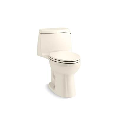 Kohler Santa RosaE One-piece compact elongated toilet, 1.28 gpf - Biscuit