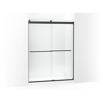 Kohler Levity Plus Frameless Sliding Shower Door, 77-9/16'' H X 56-5/8 - 59-5/8'' W, with...