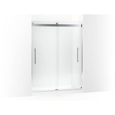 Kohler Levity Plus Frameless Sliding Shower Door, 77-9/16'' H X 56-5/8 - 59-5/8'' W, with...