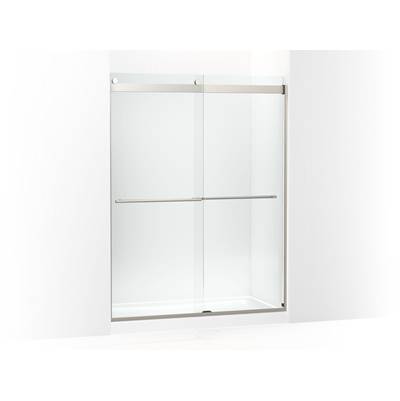 Kohler Levity Plus Frameless Sliding Shower Door, 77-9/16'' H X 56-5/8 - 59-5/8'' W, with...