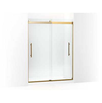 Kohler Levity Plus Frameless Sliding Shower Door, 77-9/16'' H X 56-5/8 - 59-5/8'' W, with...