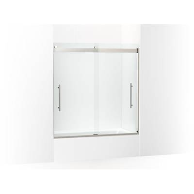 Kohler Levity Plus Frameless Sliding Bath Door, 61-9/16'' H X 56-5/8 - 59-5/8'' W, with...
