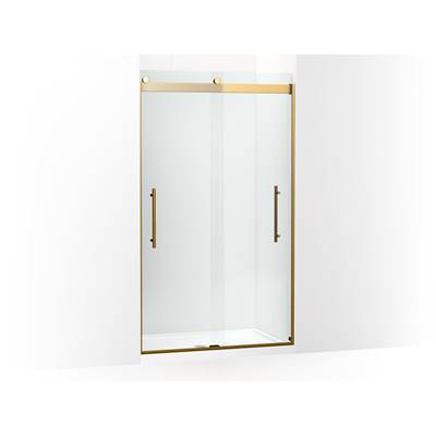Kohler Levity Plus Frameless Sliding Shower Door, 81-5/8'' H X 44-5/8 - 47-5/8'' W, with...