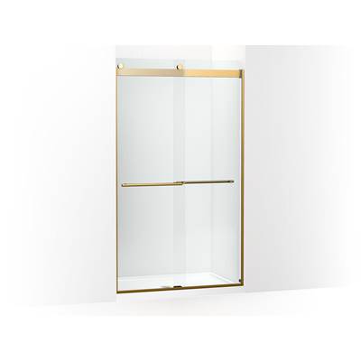 Kohler Levity Plus Frameless Sliding Shower Door, 81-5/8'' H X 44-5/8 - 47-5/8'' W, with...