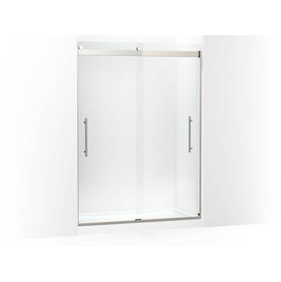 Kohler Levity Plus Frameless Sliding Shower Door, 81-5/8'' H X 56-5/8 - 59-5/8'' W, with...