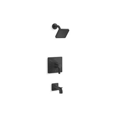 Kohler Venza Rite-Temp bath and shower trim kit, 1.75 gpm - Matte Black