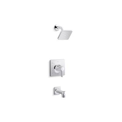 Kohler Venza Rite-Temp bath and shower trim kit, 1.75 gpm - Polished Chrome