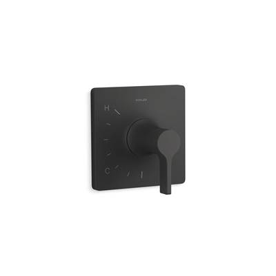 Kohler Venza Rite-Temp valve trim - Matte Black