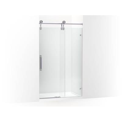 ArtifactsE 80-7/8'' H sliding shower door with 3/8''-thick glass