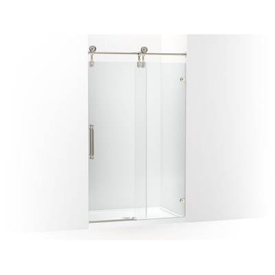 ArtifactsE 80-7/8'' H sliding shower door with 3/8''-thick glass