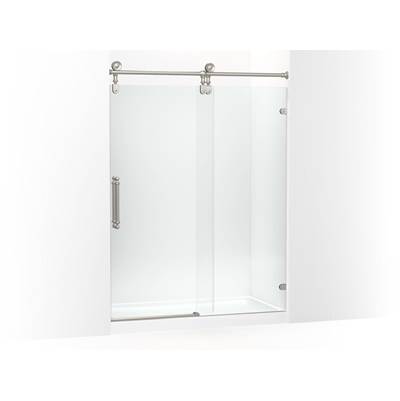 ArtifactsE 80-7/8'' H sliding shower door with 3/8''-thick glass