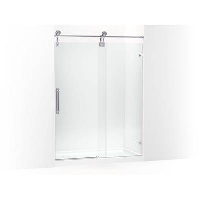 ArtifactsE 80-7/8'' H sliding shower door with 3/8''-thick glass