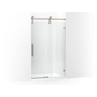 ArtifactsE 80-7/8'' H sliding shower door with 3/8''-thick glass