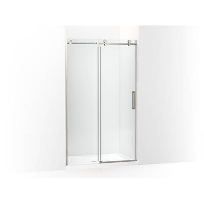 ComposedE Sliding shower door, 78'' H x 44-1/8 - 47-7/8'' W, with 3/8'' thick Crystal Clear glass
