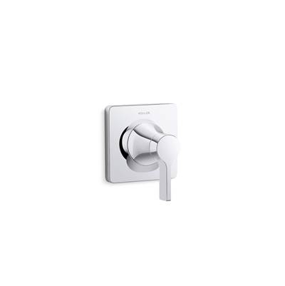 Kohler Venza MasterShower transfer valve trim with lever handle - Polished Chrome