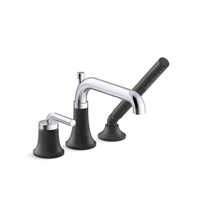 Kohler | Tone | Tub Filler - Polished Chrome With Matte Black