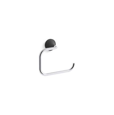 Kohler | Tone | Towel Ring - Polished Chrome With Matte Black