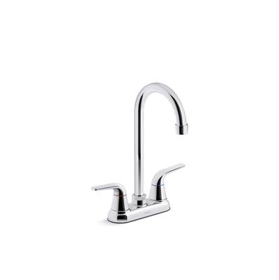 Jolt Two-handle bar sink faucet - Polished Chrome