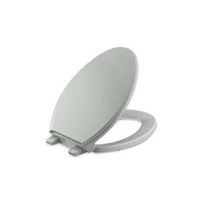 GlenburyE ReadyLatch Quiet-CloseE elongated toilet seat - Ice Grey
