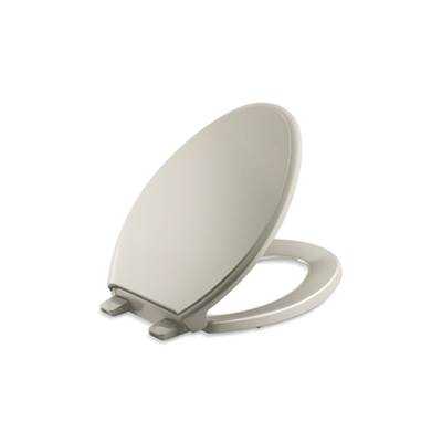 GlenburyE ReadyLatch Quiet-CloseE elongated toilet seat - Sandbar