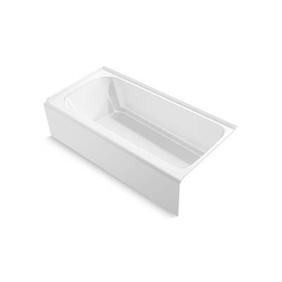 AvecE 72'' x 36'' alcove bath, right drain
