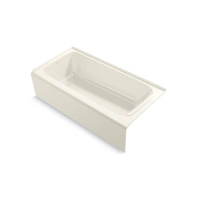 AvecE 72'' x 36'' alcove bath, left drain