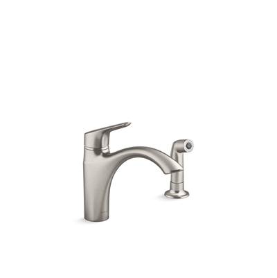 Kohler | Rival | Single Hole Kitchen Faucet - Vibrant Stainless