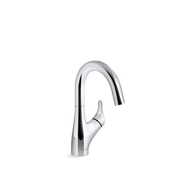 Kohler | Rival | Single Hole Kitchen Faucet - Polished Chrome