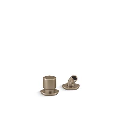Kohler Occasion Deck-mount Handshower Holder and Two-way Diverter Valve - Vibrant Brushed Bronze