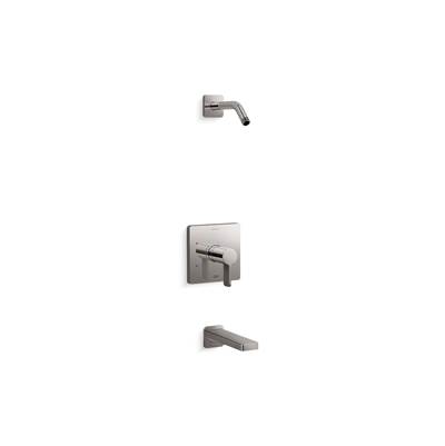 Kohler Parallel Rite-temp Bath and Shower Trim Kit, Without Showerhead - Vibrant Titanium