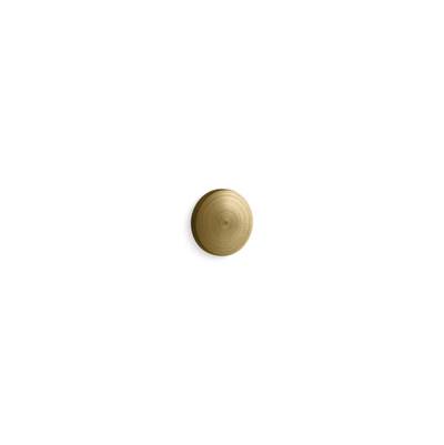 Kohler Iron Plains Overflow Cap for Iron Plains Bathroom Sinks - Vibrant Brushed Moderne Brass