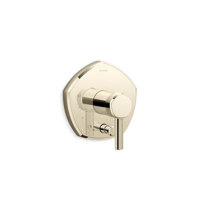 Kohler Occasion Rite-temp Valve Trim with Push-button Diverter and Lever Handle - Vibrant French...