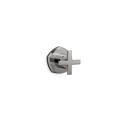 Kohler Occasion Mastershower Transfer Valve Trim with Cross Handle - Vibrant Titanium
