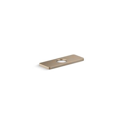 Kohler Parallel Escutcheon Plate - Vibrant Brushed Bronze