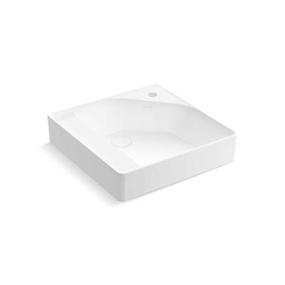 Kohler Spacity 18'' vitreous china vanity top with integrated rectangular sink - White